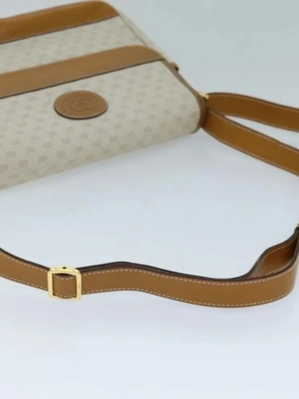GUCCI Micro GG Supreme Shoulder Bag PVC Beige - Picture 7 of 16
